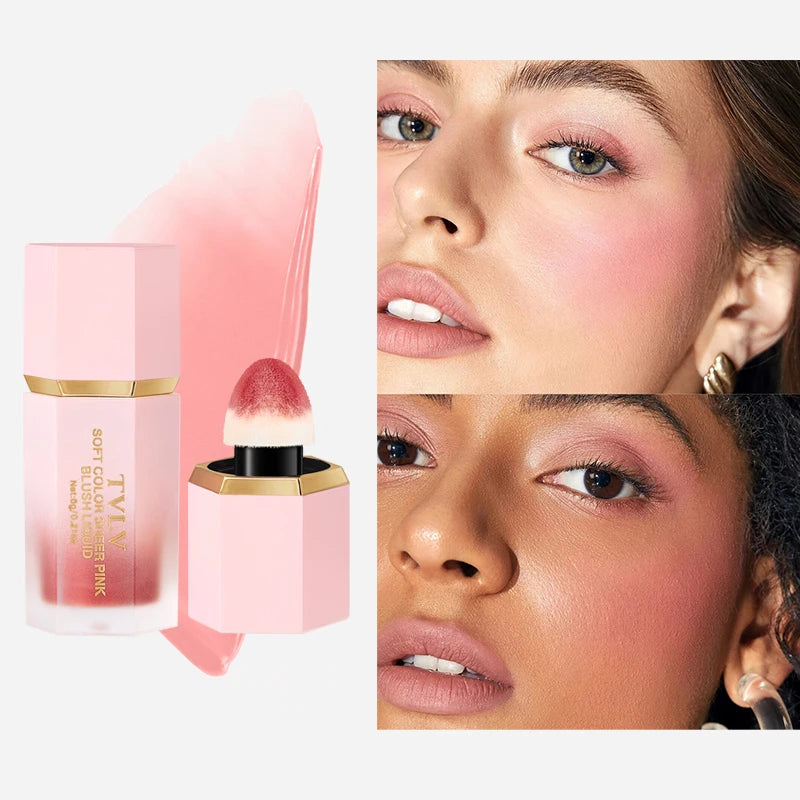 TVLV 4 Colour Matte Liquid BlushEasy to apply long lasting waterproof .