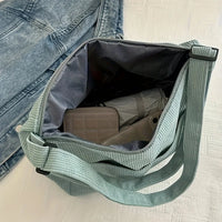 Women’s Corduroy Shoulder Bag.