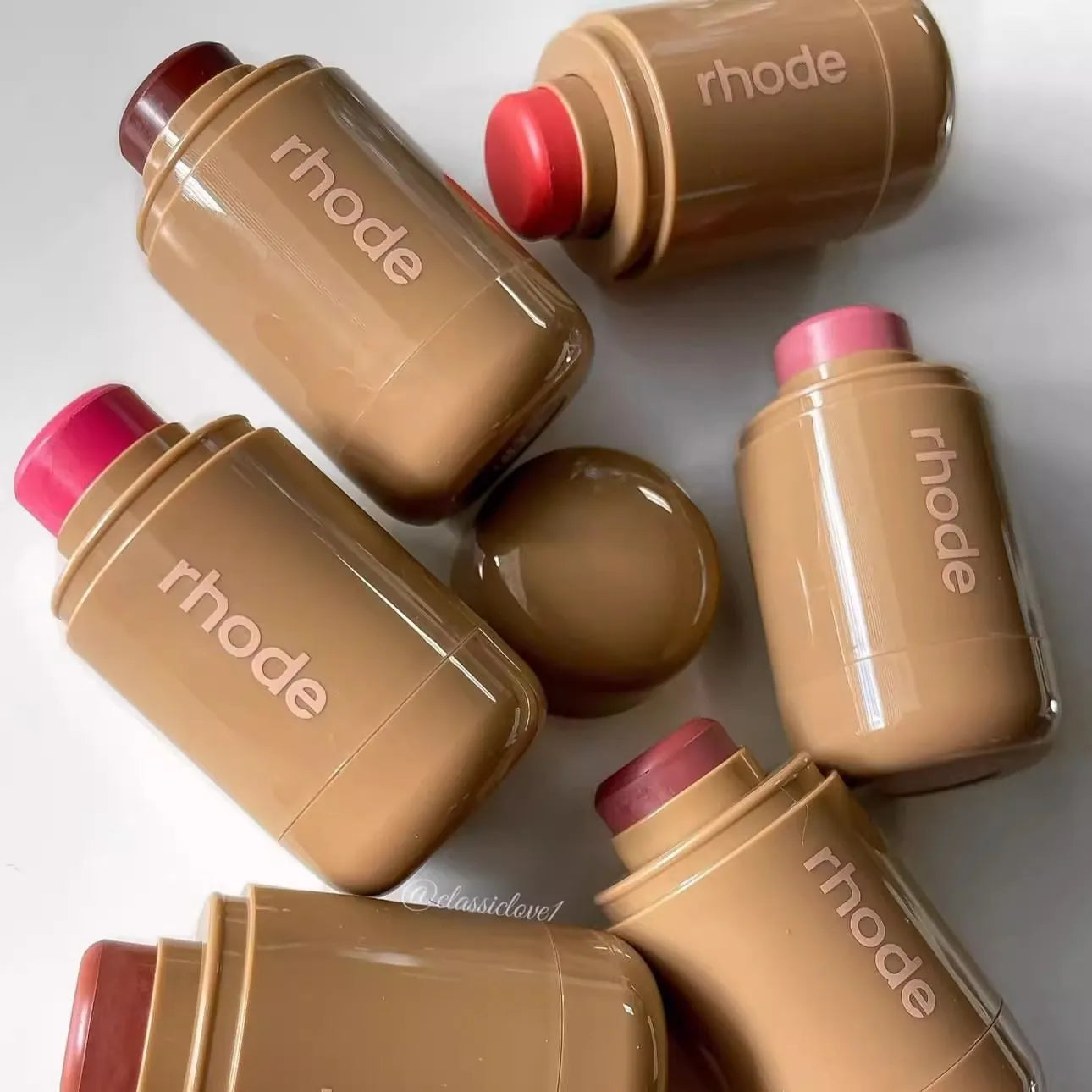 Brand skin Balm Jelly Bean Lip Gloss Spicy Marg Juice Box Pocket Blush Stick .