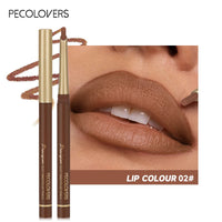 Matte 6-colors Lip Liner Pencil Bevel Design Nib Lip Contour.